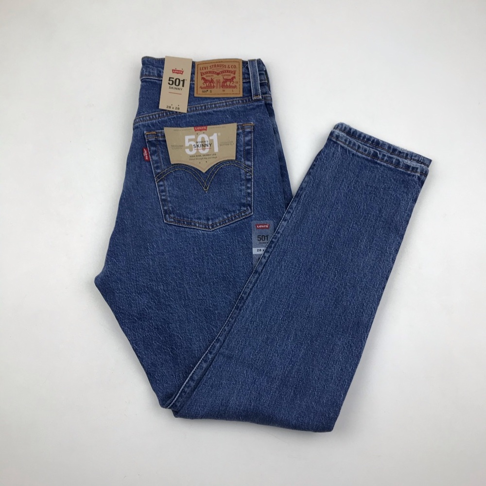 NWT Levi’s 501 High Waisted wedgie fit Jeans - Picture 1 of 6
